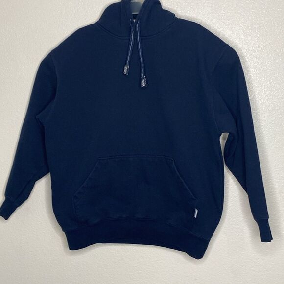 PRO CLUB Men’s Thick Heavy Weight Navy Pullover Hoodie Size L - Picture 1 of 5